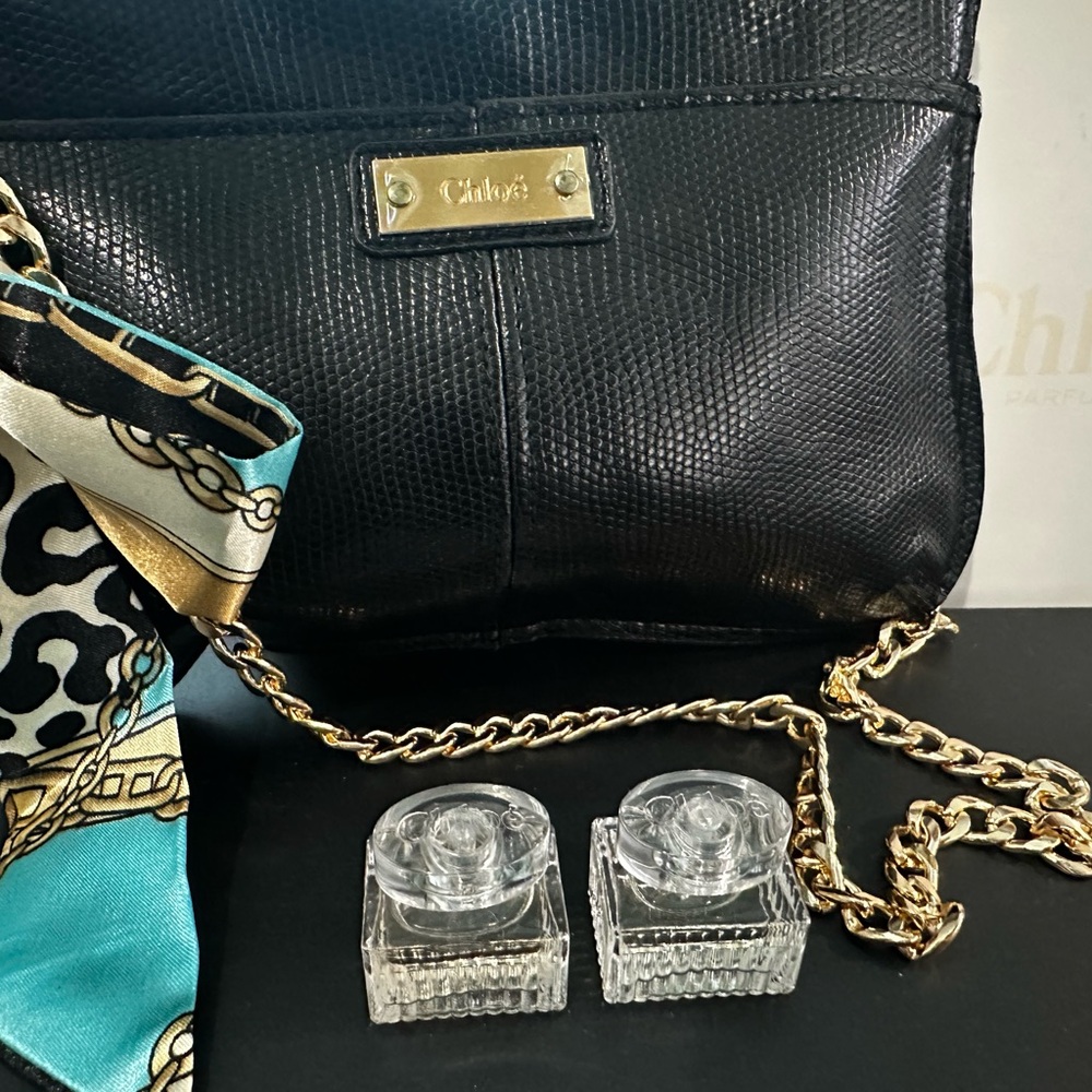 Chloe Parfum & Upcycled Pochette Shoulder Bag